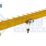 Low headroom electric single-girder crane