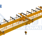 Multi-support electric double-girder suspension crane